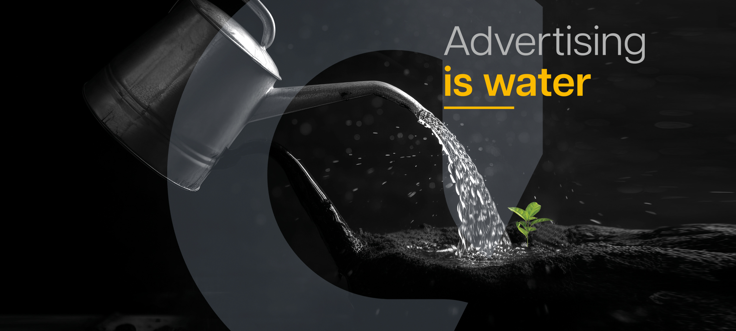 Advertising is water